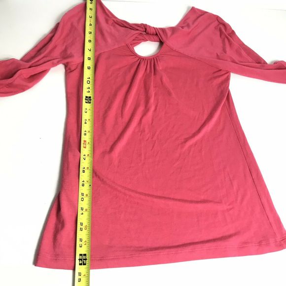 Bcbg Maxazria 3/4 Sleeve Rayon Top - Picture 7 of 7